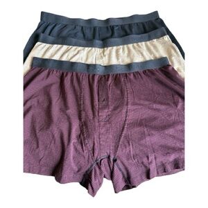 Men's Bombas Boxer Briefs Set - Navy, Gray , and Burgundy